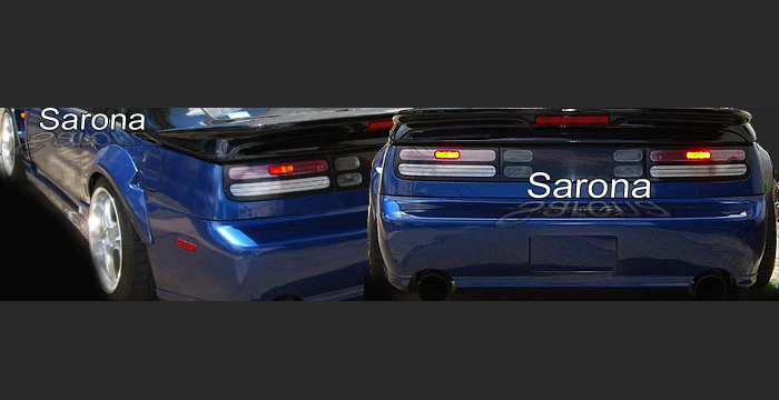 Custom Nissan 300ZX Fender Flares  Coupe & Convertible (1990 - 1996) - $275.00 (Manufacturer Sarona, Part #NS-001-FF)